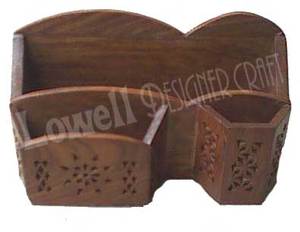 Vintage Wooden Money Box Floral Carving Handcrafted Wall-Mounted Eco-Friendly Customized Shape for Mail Papers Stationery - Product Image 2