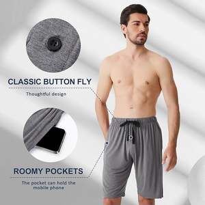 กางเกงนอนผู้ชาย กางเกงขาสั้นใส่สบาย ระบายอากาศได้ดี มีกระเป๋า - Product Image 2