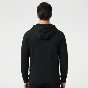 Sudadera con capucha y cremallera para hombre, suave, con bolsillo canguro, para deportes casuales y actividades al aire libre. - Product Image 3