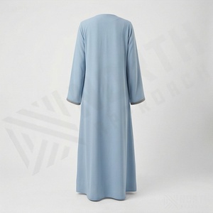 Abaya ample et modeste avec ceinture, robe longue et fluide, idéale pour les voyages, la prière ou le quotidien, haute qualité - Product Image 2