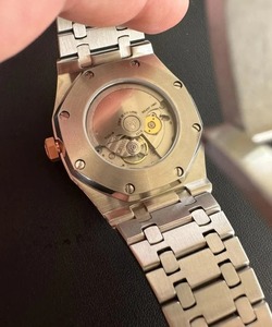 Reloj de Diamantes para Hombre, Totalmente Cubierto de Diamantes, Reloj Automático de Moissanita, Plata de Ley 925, Reloj de Lujo Estilo Hip Hop - Product Image 2