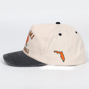 Casquette de baseball en coton à 5 panneaux de haute qualité OEM, avec logo brodé personnalisé, pour hommes et femmes, vente en gros pour les sports et les activités de plein air - Product Image 3