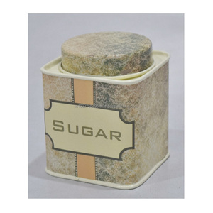 Handmade <b>Kitchen</b> <b>Storage</b> <b>Boxes</b> Multipurpose Metal Tin for Food-Safe Tea Coffee Sugar Biscuit Loose Powder Counter Box - Product Image 1