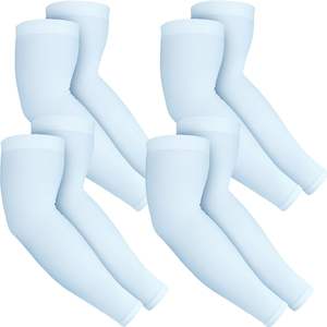 Nouvelles manches longues de protection UV pour les mains, couvre-bras en soie glacée, protection solaire pour femmes, sports de plein air, demi-doigts - Product Image 4