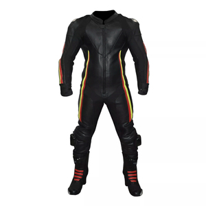 Traje de Cuero para Motocicleta, Fabricante de Trajes de Carreras Personalizados, Proveedor de Equipo de Protección para Motociclistas - Product Image 1