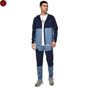 <b>Men</b> 2 Piece Windbreaker Tracksuit Set Hooded <b>Jacket</b> Jogger Pants Breathable Quick Dry Casual Sportswear Woven Tracksuit Sets - Product Image 1