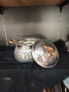 Casserole en métal Ruffoni avec couvercle, double poignée, extérieur poli, compatible lave-vaisselle, pour cuisinière à gaz et à induction - Product Image 6