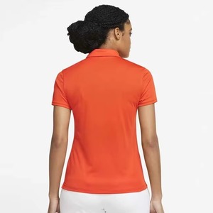 Polo à col respirant pour femme OEM, chemises de tennis vierges personnalisées pour femmes, fournisseur en gros de hauts de golf à manches courtes pour femmes - Product Image 4