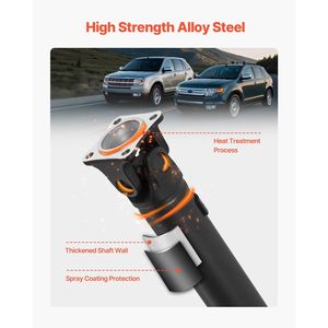 Eje de Transmisión Trasero para Ford Edge y Lincoln MKX 2007-2014, 80.0"-81.6", Repuesto de Eje de Transmisión # DT4Z - Product Image 6