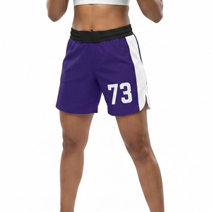 Shorts Deportivos de Secado Rápido para Mujer, Shorts de MMA con Logotipo Personalizado, Shorts de Lucha MMA para Mujer, Shorts de Fitness MMA para Mujer - Product Image 1