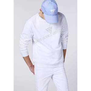 Sweat-shirt à capuche pour homme, personnalisé avec logo imprimé, épais, 100 % coton molletonné, délavé à l'acide, col rond, coupe ample, vêtement de sport hiver - Product Image 5