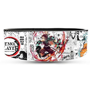 Cinturones de Levantamiento de Pesas de Cuero Vacuno Transpirables y Duraderos con Diseño de Anime Demon Slayer, Cómodos - Product Image 1