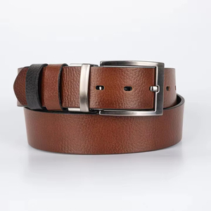Cinturones de Vestir de Cuero Reversibles de Alta Calidad para Hombre, con Hebilla de Pin, Personalizados, de Lujo, al por Mayor, OEM - Product Image 2