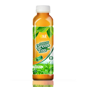 Eau gazeuse premium 500 ml au thé vert et aux agrumes exotiques, fabricant de boissons OEM ODM sous marque privée - Product Image 2