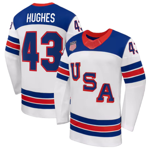 Camiseta de Hockey sobre Hielo para Hombre y Jóvenes, con Nombre del Jugador Bordado, Transpirable, de Manga Larga, Uniforme Deportivo - Product Image 1