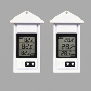 Termómetro Digital para Jardín, Interior y Exterior, con Escala de Temperatura Máxima y Mínima, Pantalla LCD, Funciona con Batería - Product Image 1
