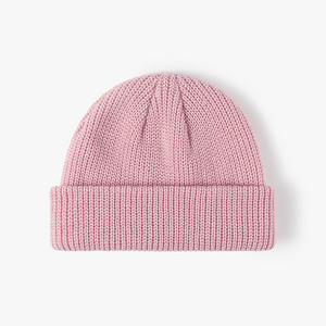 Unisex Winter Knitted <b>Beanie</b> Cap Warm Soft Stretch Cuffed <b>Hat</b> Casual Outdoor Cold Weather Fashion Headwear for <b>Men</b> Women - Product Image 2
