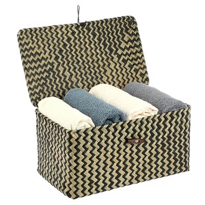 <b>Basket</b> of black and natural seagrass Handmade <b>Storage</b> <b>Basket</b> Wholesale eco-friendly Made Viet Nam - Product Image 2