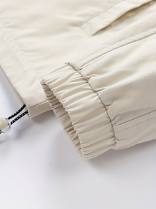 Nouvelle veste d'hiver à manches longues pour homme et femme, 100% coton polaire, séchage rapide, rayures rétro, 300g, coupe ample, tenue décontractée tendance pour couple - Product Image 6