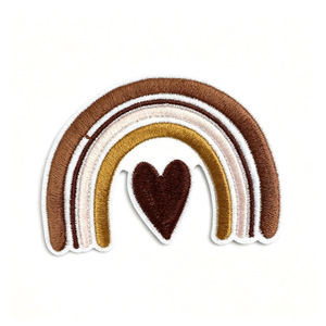 Parches bordados con logotipo al por mayor de fábrica, insignias termoadhesivas impresas para sombreros, chaquetas, ropa informal y de trabajo de lona - Product Image 1