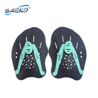 Aletas de Natación SAEKO Personalizables con Logotipo para Adultos y Adolescentes, Paletas de Entrenamiento de Natación