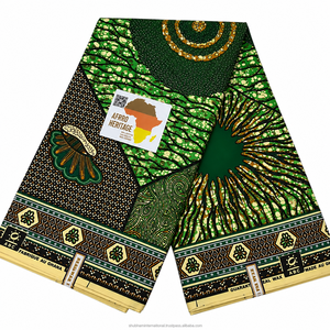 African Wax Print Ankara Organza Fabric Eco-Friendly Wholesale for Women Apparel Dresses Skirts Tops Crafts Curtains and Toys - Product Image 5