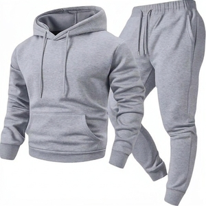 Conjunto de Sudadera con Capucha y Pantalones Deportivos de Algodón de Alta Calidad para Hombre, 2 Piezas, Estilo Urbano, Personalizado, de Lujo, Talla Grande - Product Image 5