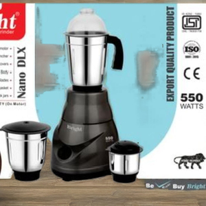 Mixeur Électrique NANO DLX 550 W en Acier Inoxydable avec 3 Vitesses, Design à Bol Relevable et Garantie d'un An - Product Image 1