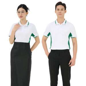 โปโลกอล์ฟดูดซับสูง220gsm ผ้าฝ้ายสแปนเด็กซ์ผสมสีได้อย่างรวดเร็วป้องกันการหดตัวได้รับการยอมรับส่งออกอย่างรวดเร็วจากสินค้าคงคลัง - Product Image 1