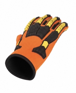 Gants résistants aux chocs MUBASHAR PRO GRIP INTERNATIONAL, niveau de protection contre les coupures ANSI/ISEA 4, respirants, confortables, revêtement en nitrile sur la paume - Product Image 6