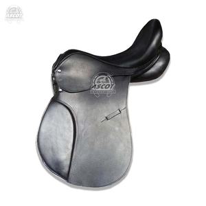 Vente en gros de selle de cheval en cuir véritable style de selle anglaise en noir brun tan pour l'équitation en gros - Product Image 5
