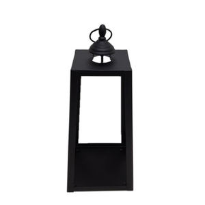 Lanterne carrée de qualité supérieure avec poignée, couleur noire, petite taille, lanterne suspendue et décorative pour la maison et la décoration de mariage - Product Image 1