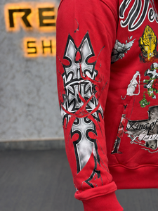 Custom Heavyweight <b>Fleece</b> <b>Oversized</b> DTG Printing Hoodies <b>Men</b> Zipper Embroidery 420 460 500 Gsm Zip up <b>Hoodie</b> Manufacturers - Product Image 3