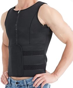 Wholesale Men's Sauna <b>Vest</b> Sweat Body Shaper Waist Trainer Tank <b>Top</b> Slimming Tummy Control For Gym - Product Image 6