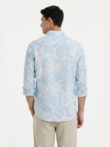 Chemise en lin imprimée pour homme Enovate - Product Image 3