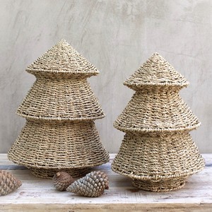 Xmas coned <b>trees</b> cheap price christmas decorations eco friendly seagrass <b>tree</b> <b>outdoor</b> indoor decor - Product Image 1