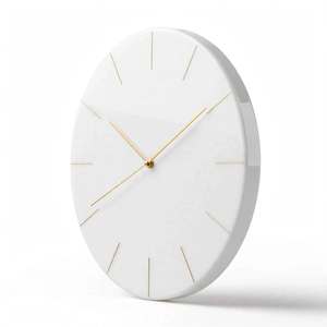 Reloj de Pared Analógico Redondo de Cuarzo Verde con Diseño Minimalista y Agujas Silenciosas para Decoración de Sala de Estar, Hogar u Oficina - Product Image 4