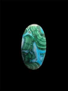 Lote de cabujones de piedra natural de crisocola y malaquita - Gemas al por mayor, lote de gemas a granel y joyería - Product Image 4