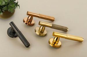 Modern Door <b>Handles</b> Lever Door <b>Handles</b> Square Rose Door <b>Handles</b> Interior Door Hardware Premium Minimalist Design Fits modern - Product Image 3
