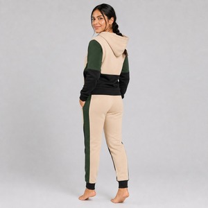 Custom Logo Ladies Gym Sportswear Breathable Solid Pattern Oversized Long Sleeve Hoodie and <b>Joggers</b> Set Tracksuit for Women's - Product Image 6