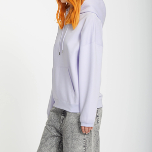 Sudadera con Capucha Extra Grande de Invierno para Mujer, 100% Algodón, Logotipo Bordado en la Parte Delantera, Color y Talla Personalizables - Product Image 4