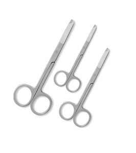 Tijeras Quirúrgicas de Acero Inoxidable de Grado Alemán, Tijeras de Precisión para Retirar Suturas, Kit Quirúrgico Manual para Clínica y UCI - Product Image 1