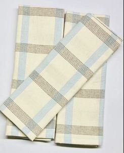 <b>Top</b> Quality Recycled Cotton Checked Kitchen Towel Eco Friendly Dish Towel From India Manufacture At Low Price - Product Image 3