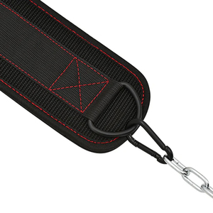 Durable Compression Nylon Weightlifting Dipping Belt With Steel Chain For Pull Ups Workout <b>Training</b> Gym Accessories <b>Strength</b> - Product Image 3