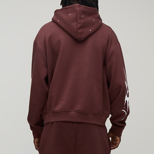 Custom Printed Mens Tracksuit Polyester Cotton Casual Hoodie <b>Jogger</b> <b>Set</b> DTF Logo Personalized Two Piece <b>Matching</b> Outfit Clothing - Product Image 4