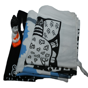 Custom Logo Printed Eco-Friendly Disposable Cotton Kitchen Tea <b>Towel</b> Quick-Dry & Hypoallergenic Square Shape Solid Color <b>Pattern</b> - Product Image 5