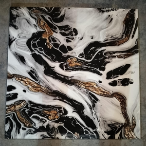 กระเบื้องเซรามิกเคลือบเงาขนาด 60x60 ซม. ดีไซน์ทันสมัยสำหรับบ้านหรูหรา กระเบื้องปูพื้นลายหินอ่อนสีดำขนาด 600x600 มม. สำหรับปูพื้น - Product Image 3