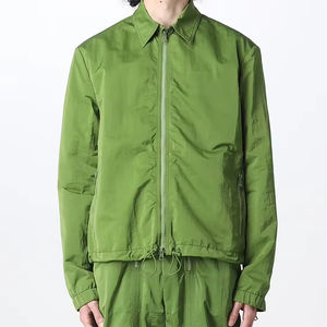 New Design <b>Smart</b> Casual Canvas & Nylon Autumn Windbreaker <b>Jacket</b> High Quality Wholesale Men's Sport Waterproof Hooded - Product Image 1