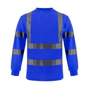 Ventes chaudes, polo personnalisé avec logo, vêtements de travail pour hommes, manches longues, vêtements de sécurité, t-shirt réfléchissant de sécurité - Product Image 2
