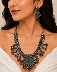 Conjunto nupcial de aleación chapada en rodio, diseño bohemio de moda, engaste de bisel con patrón floral, piedras de circonita, regalo de aniversario para mujer ARTS - Product Image 3